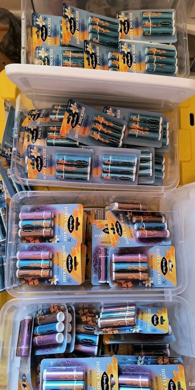 ChapStick Honey Nourish Lip Balm Set Lavender Vanilla Brown Sugar 100 Packs Of 3